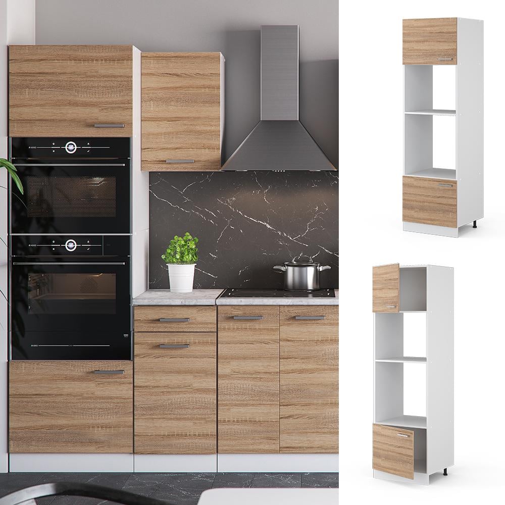 Шафа для духовки-мікрохвильовки 60х207 Vicco Сонома - фото 4 Шафа для духовки-мікрохвильовки 60х207 Vicco Сонома - фото 4