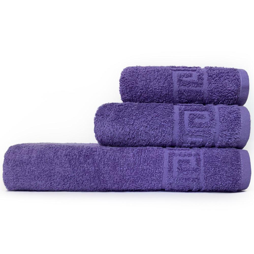 Набір махрових рушників ADT Curb kit 3 Лаванда - фото 1 Набір махрових рушників ADT Curb kit 3 Лаванда - фото 1