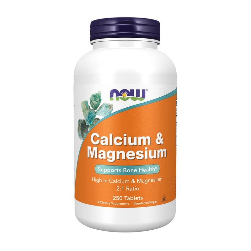 Кальций и магний NOW Calcium & Magnesium 250 табл.