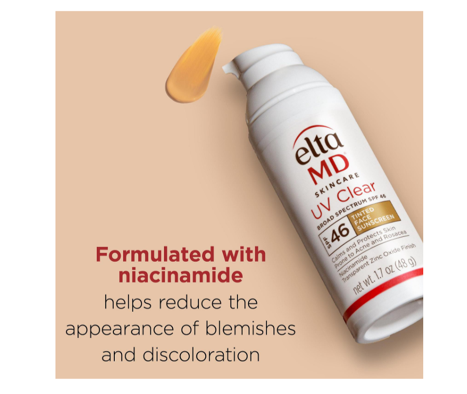 Сонцезахисний крем EltaMD UV Clear Tinted Broad Spectrum SPF 46 48 г - фото 4