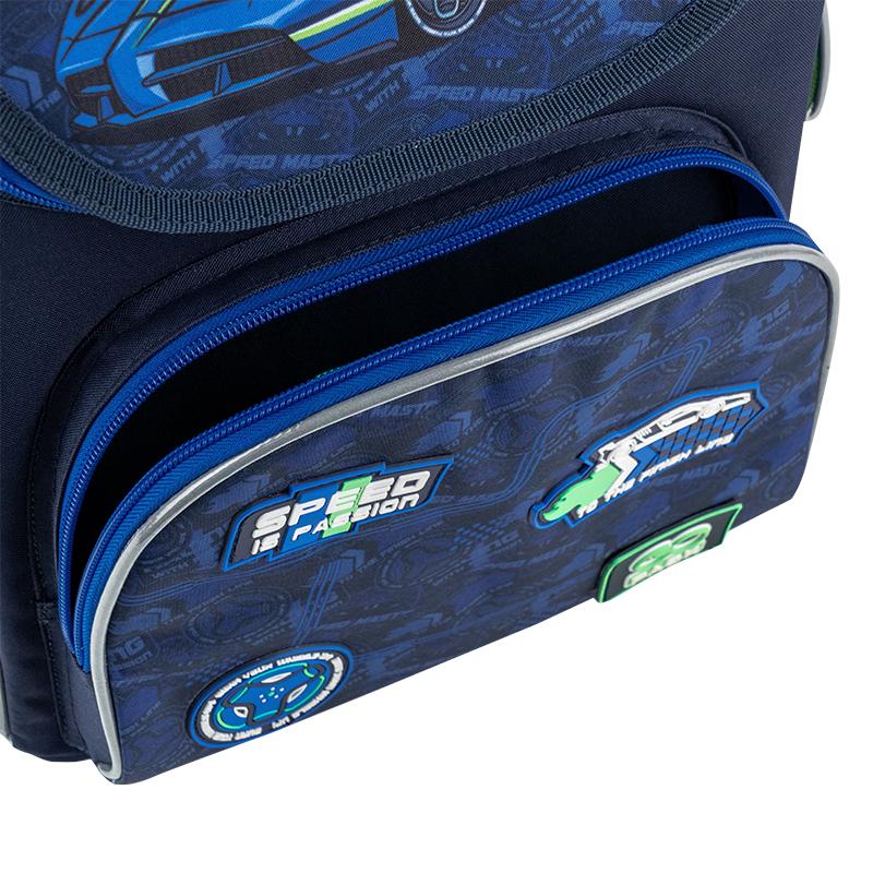 Школьный каркасный рюкзак GoPack Education GO25-5001S-6 Racing с ортопедической спинкой (995156) - фото 4 Школьный каркасный рюкзак GoPack Education GO25-5001S-6 Racing с ортопедической спинкой (995156) - фото 4