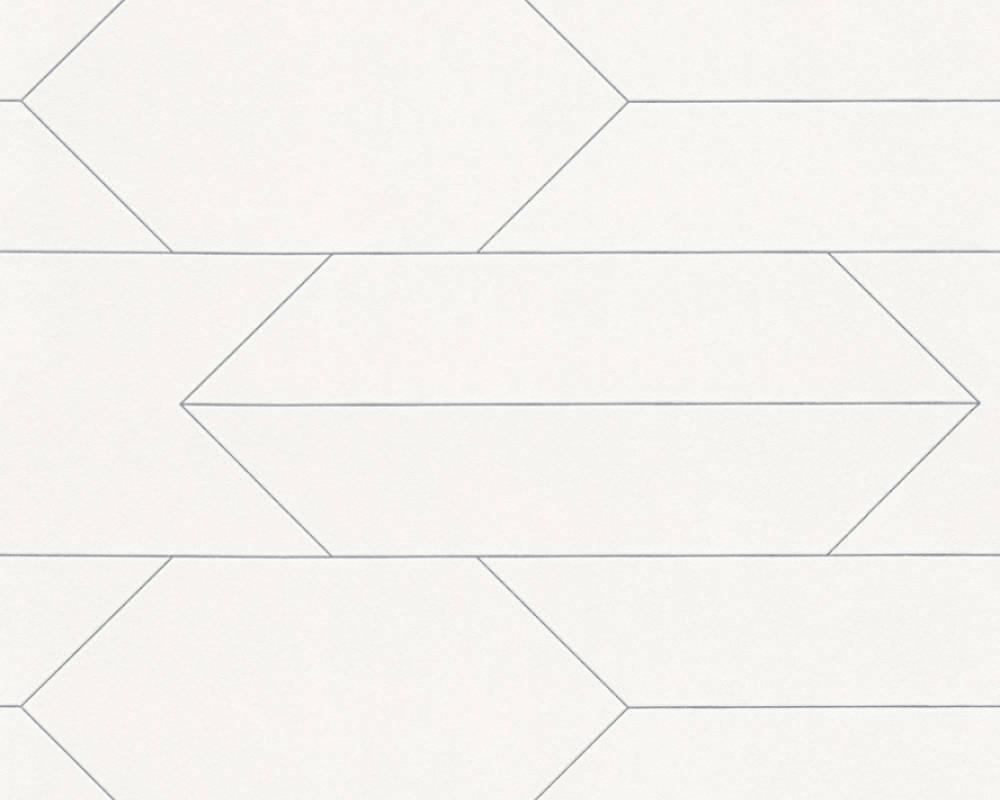 Обои виниловые на флизелиновой основе A.S.creation Bjorn Серый/Белый (34868-1)