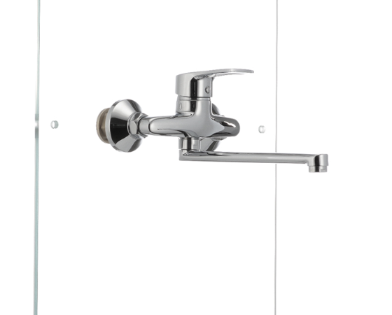 Смеситель для кухни Cron GERMES-5 из стены однорычажный цинковый сплав Хром (b-CR0846) - фото 4 Смеситель для кухни Cron GERMES-5 из стены однорычажный цинковый сплав Хром (b-CR0846) - фото 4