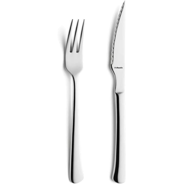 Набор столовых приборов Amefa для стейков и пиццы на 6 человек 12 пр. Набор столовых приборов Amefa для стейков и пиццы на 6 человек 12 пр.
