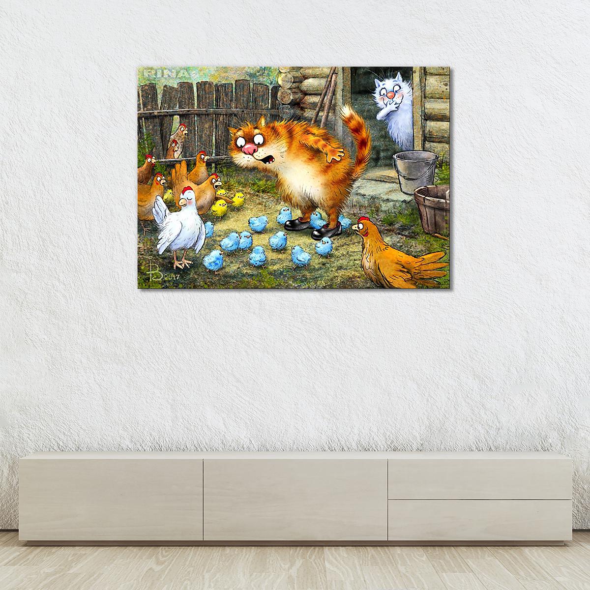 Модульная картина Наваждение 1 модуль 30х45 см (_rinaz_20172224018)