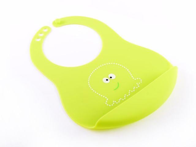 Нагрудник дитячий Восьминіг Fissman 29x23x2,5 см із силікону (9529)