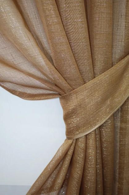 Шторки на кухню з підв'язками 250х170 см Білий (112к) - фото 2 Шторки на кухню з підв'язками 250х170 см Білий (112к) - фото 2