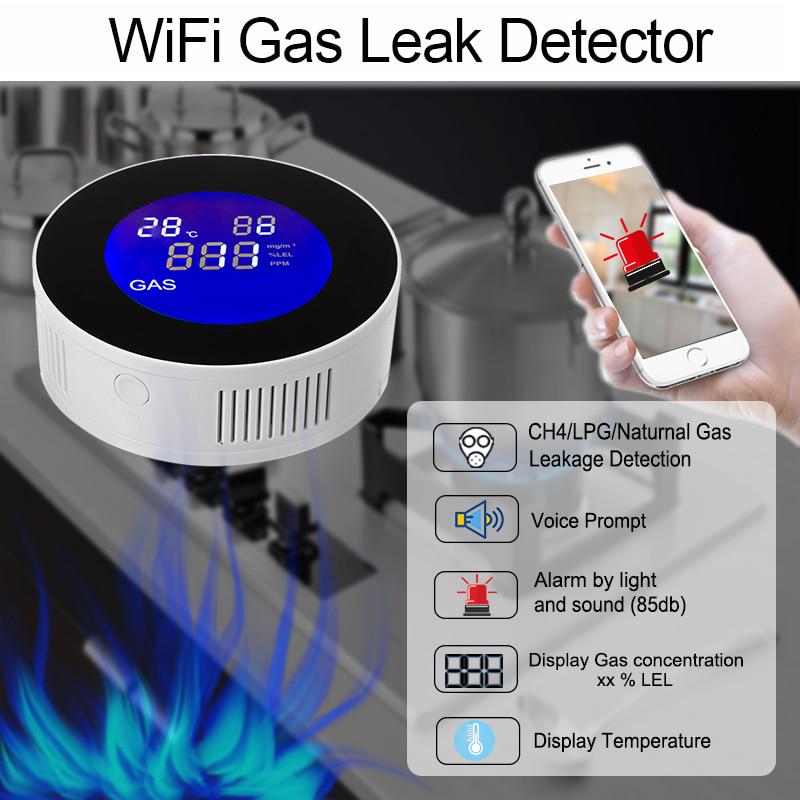 Wi-Fi датчик витоку газу і температури Tuya Gas sensor S7 - фото 16