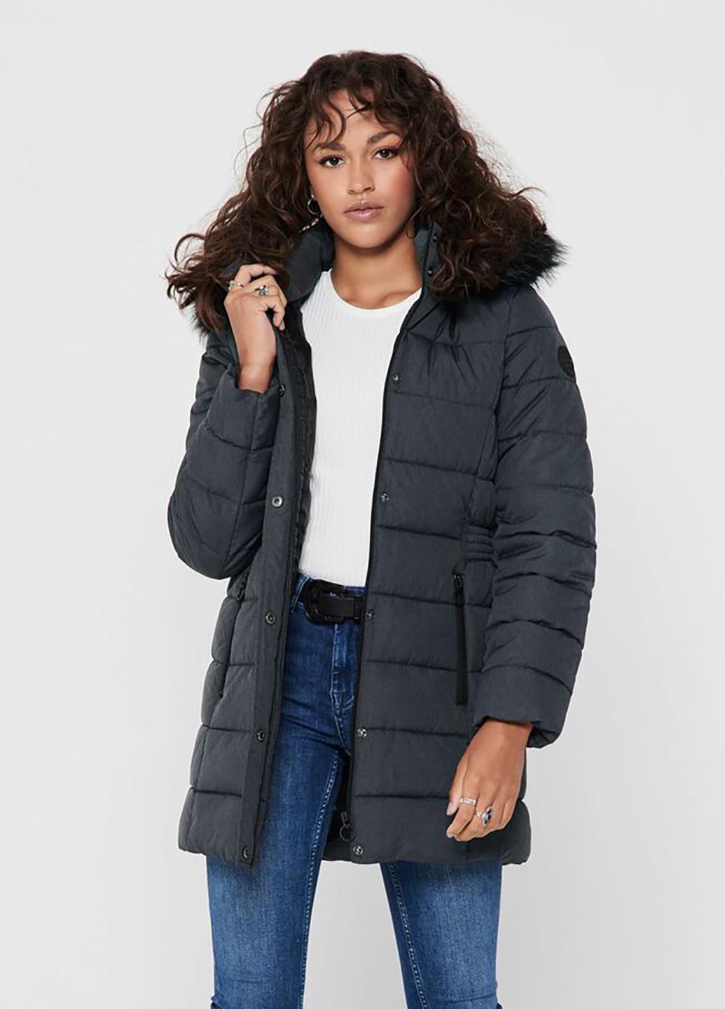 Куртка ONLY XS Темно-синий (15205636b51)