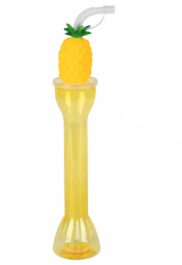 Стакан с крышкой и трубочкой Pineapple 450 мл (R38204)