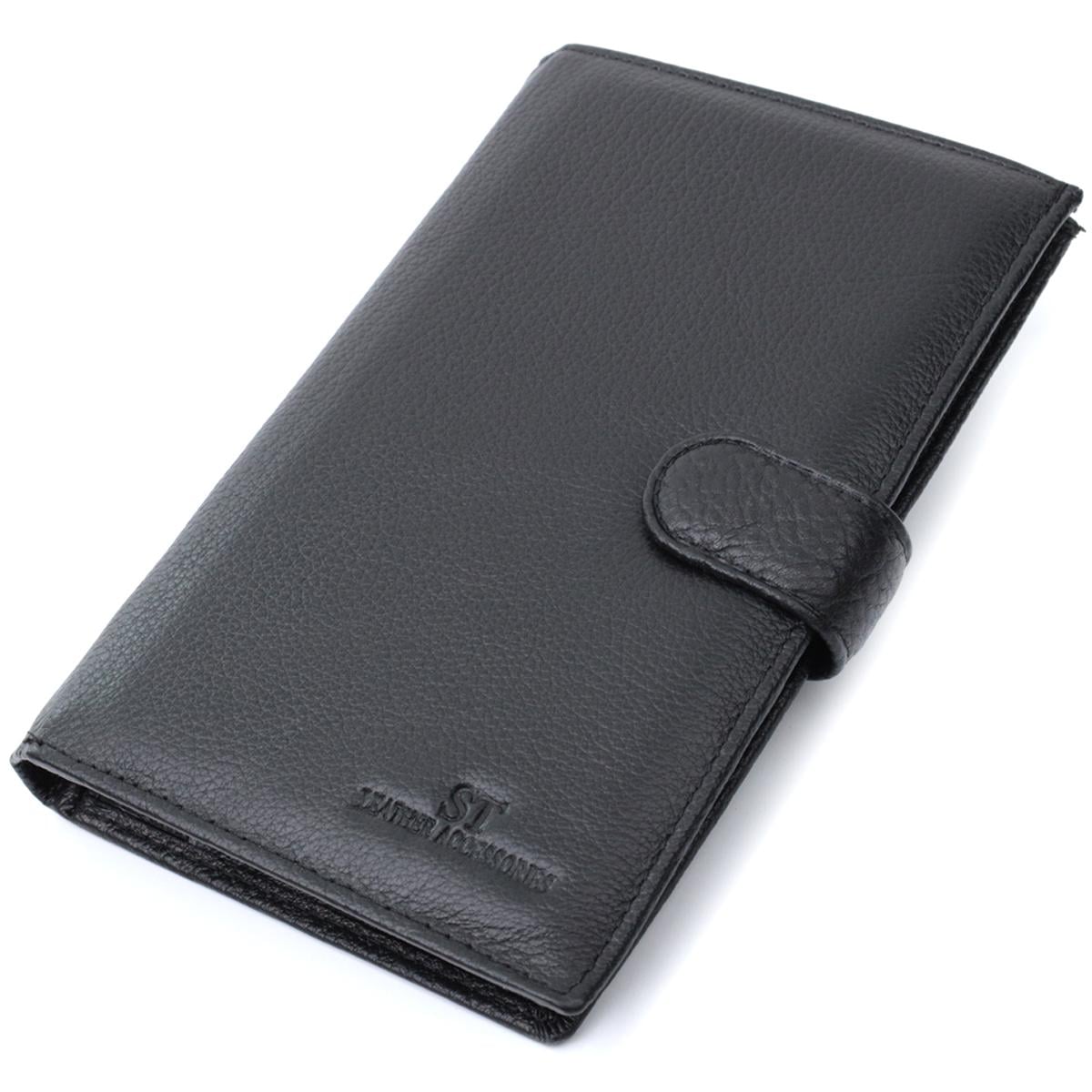 Кошелек мужской ST Leather 22735 из натуральной кожи Черный (168-136-22735) Кошелек мужской ST Leather 22735 из натуральной кожи Черный (168-136-22735)