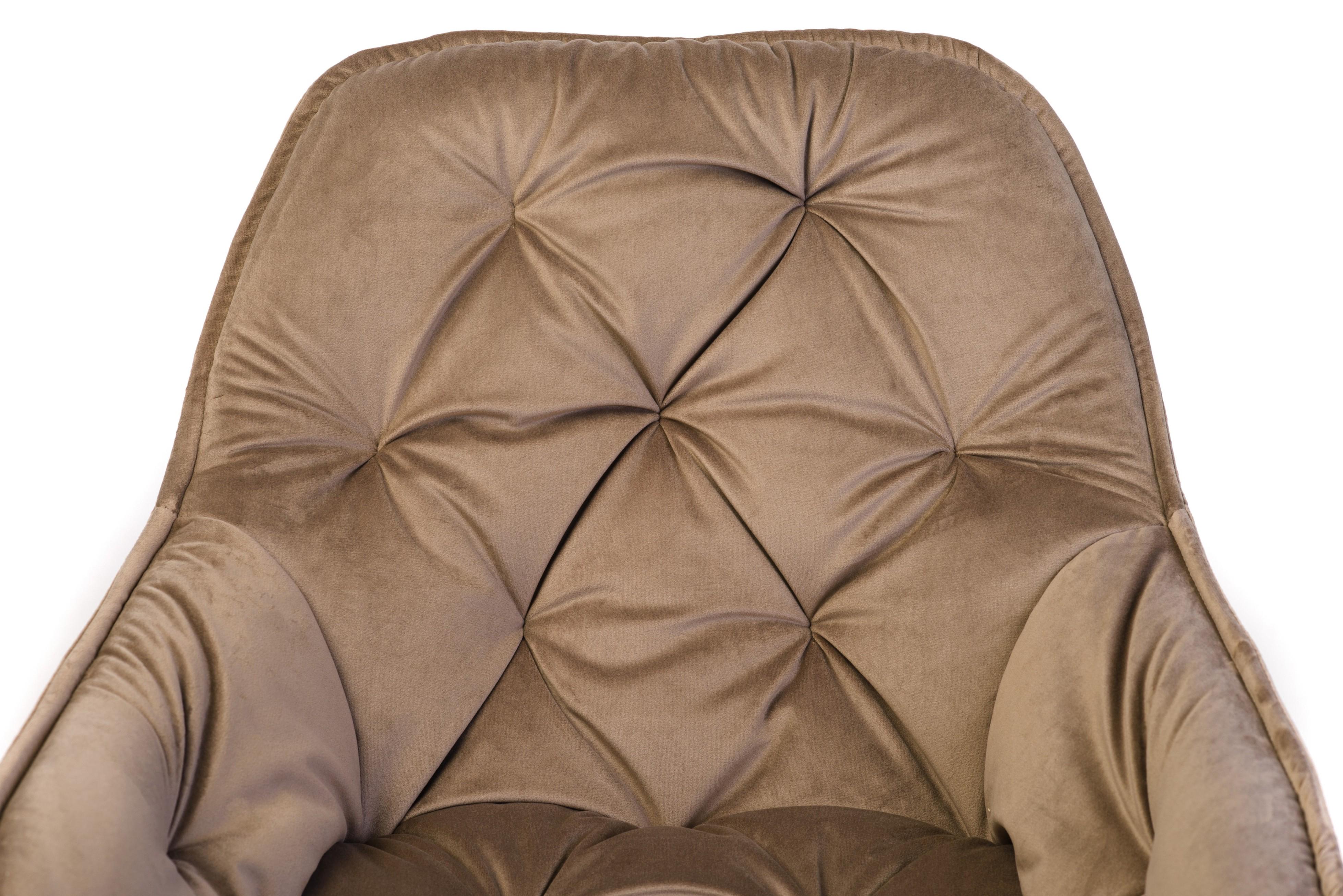 Стілець обідній Vetro Капучино велюр/Чорний (M-65) - фото 6