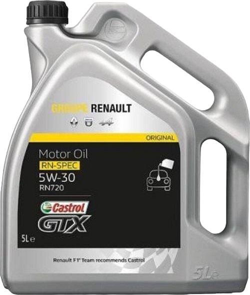 Моторне мастило Castrol Renault GTX RN-SPEC 5W-30 RN 720 5 л - фото 1