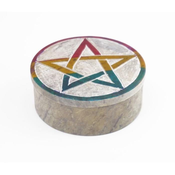 Шкатулка для бижутерии Пентакль из мрамора (9170116)