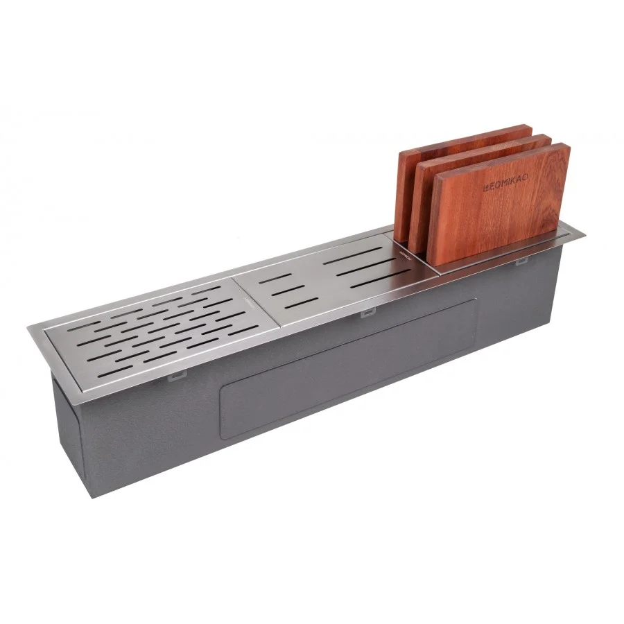 Сушка-органайзер вбудована LeoMikao ML-01 IN PVD нержавіюча сталь (000345)