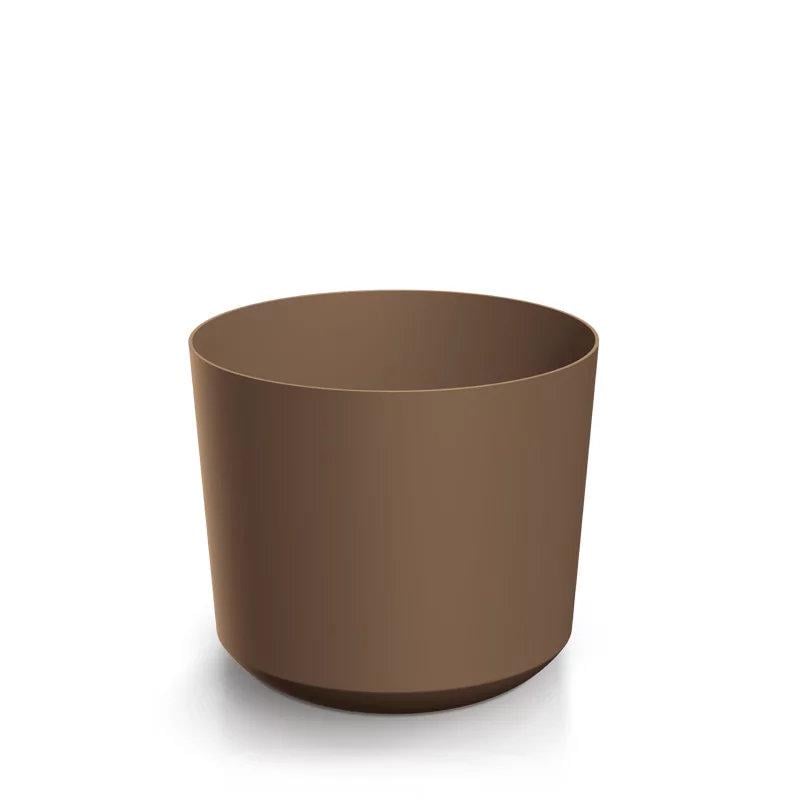 Горшок для цветов Prosperplast Tubo круглый 17,8х17,8х15,7 см Каштаново-коричневый (64985-7587)