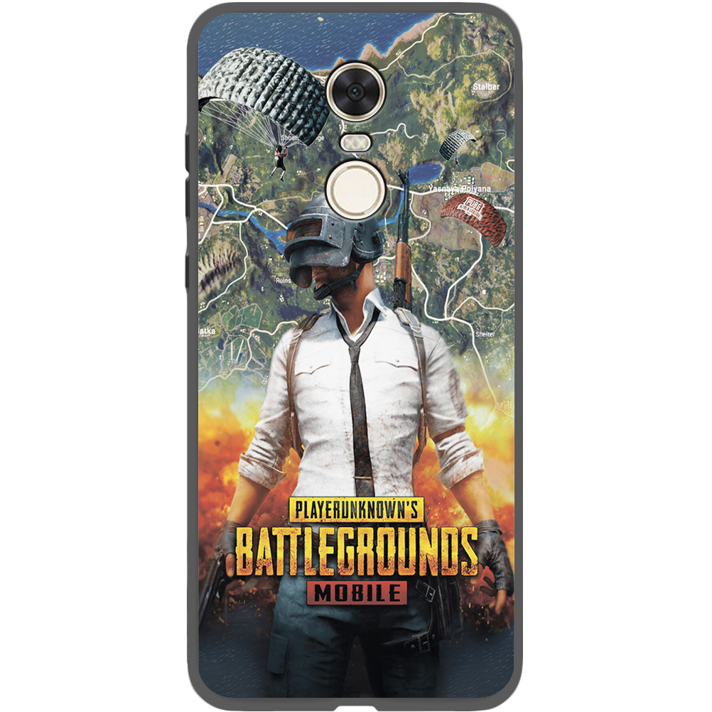 Чохол BoxFace Xiaomi Redmi 5 Plus PUBG Mobile Чорний силікон (32522-up2309-34772)