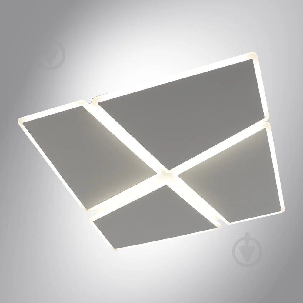 Люстра ESLLSE AERO 4S-455x455x57-WHITE-220-IP20 с пультом 70W (10458)