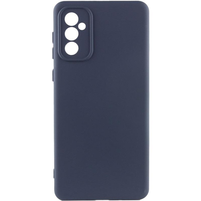 Протиударний чохол TPU GETMAN Liquid Silk Full Camera для Samsung Galaxy A56 5G Синій / Midnight Blue