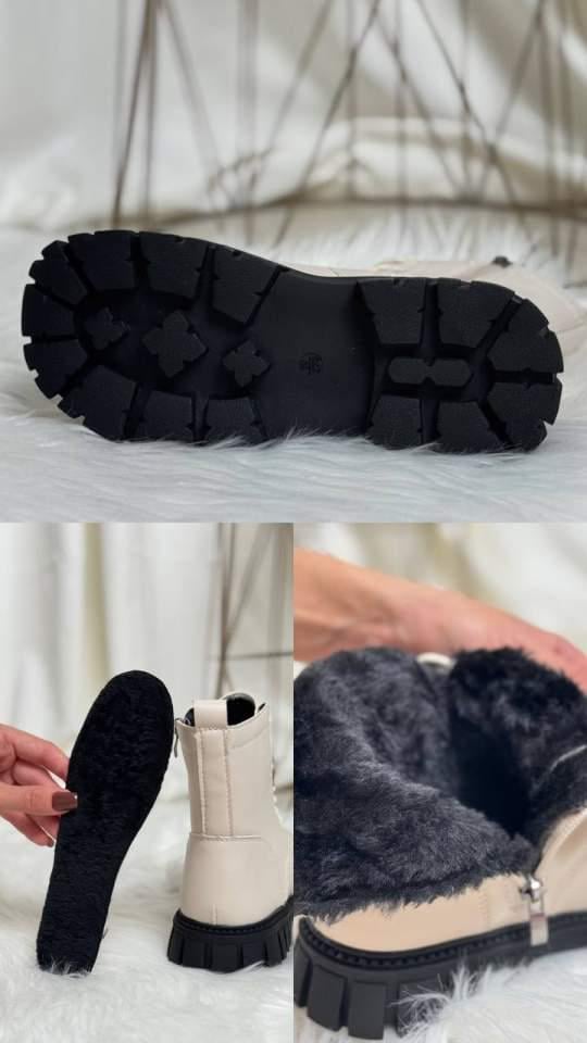 Ботинки детские Леопард р. 34 Бежевый (29918539) - фото 5