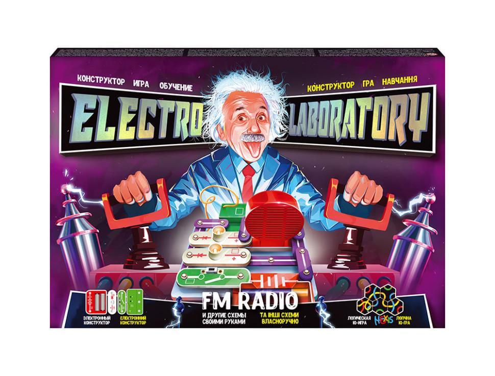 Конструктор электронный Danko Toys ELab-01-03 FMRadio Electro Laboratory Radio+Piano (22532s28899)
