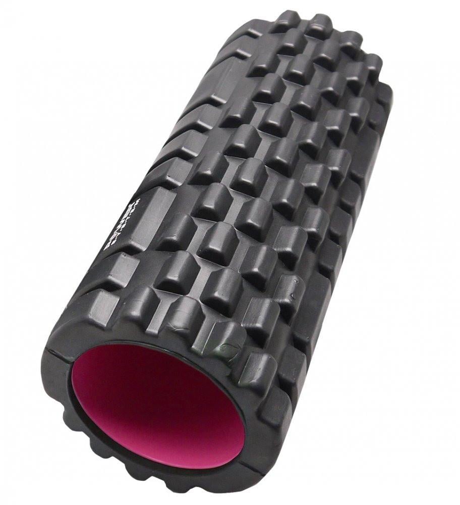 Ролик масажний Power System PS-4050 Fitness Foam Roller 33x15 см Black/Pink - фото 1