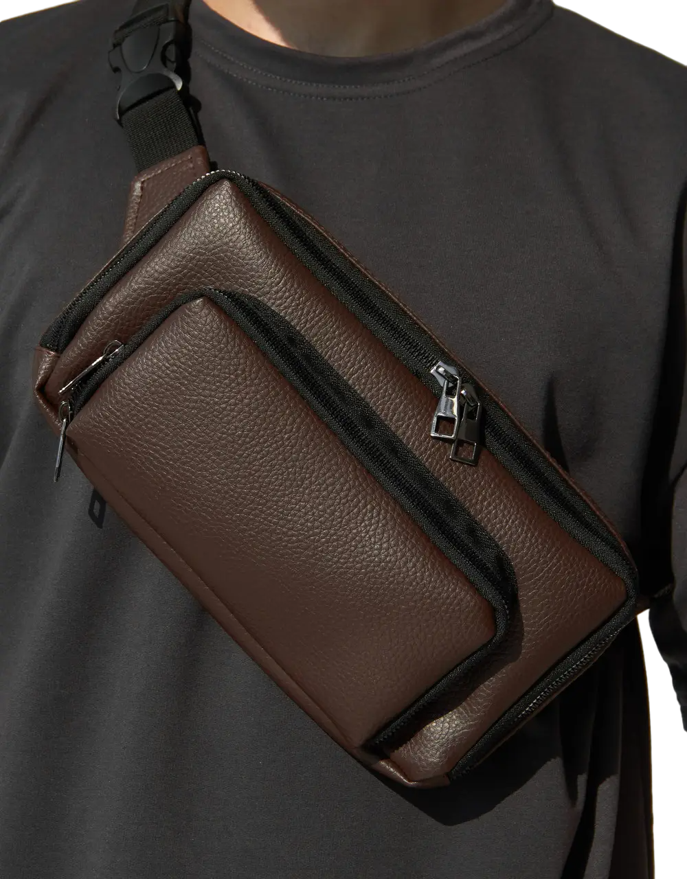 Поясная сумка Tobeyou Коричневый (392884071)