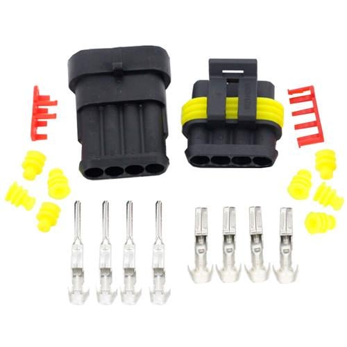 Разъем автомобильный электрический герметичный DJ7031-1.5 комплект 4pin (312806)