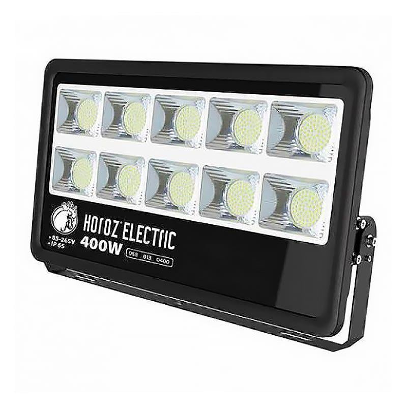 Прожектор светодиодный Horoz Electric Lion-400 400W 6400K холодный Черный