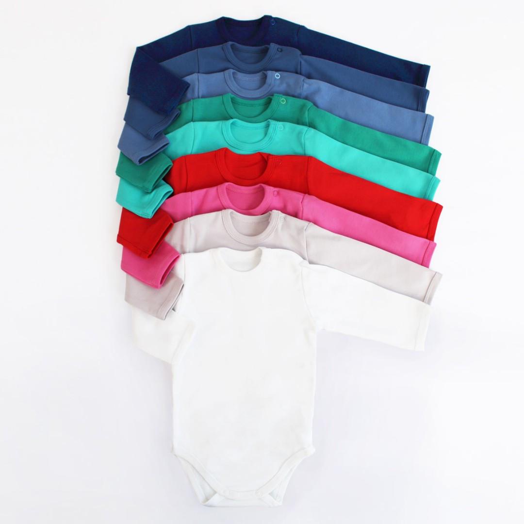 Боді з довгим рукавом 62 см 0-3 міс Темно-синій (2679644890) - фото 5