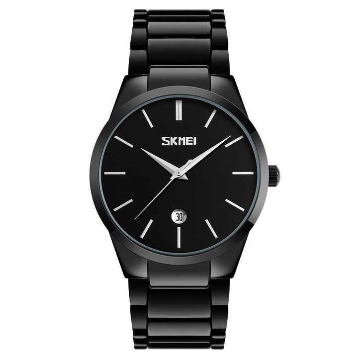 Наручные часы Skmei 9140BK с металлическим браслетом Black (29424576)