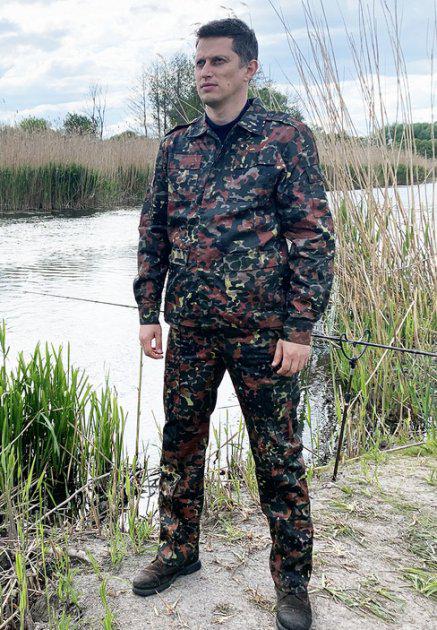 Камуфляжний костюм Mavens Бундесвер для полювання і риболовлі розмір 58 (26425681) - фото 8