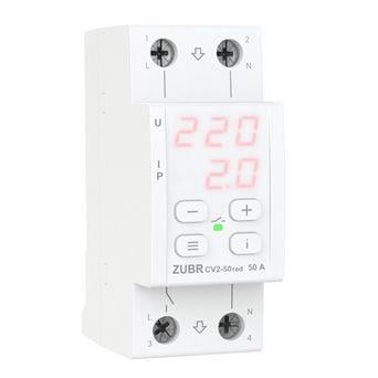 Реле напруги ZUBR RED CV2-50 з контролем струму (27871689)