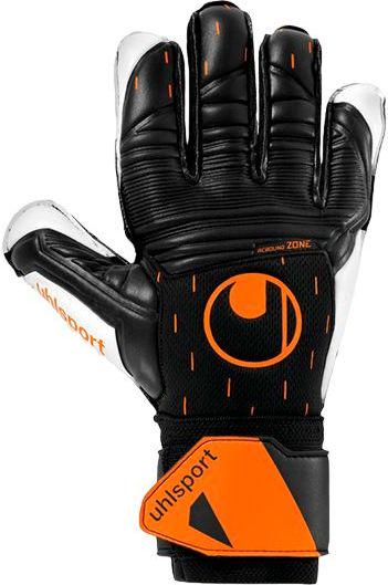 Воротарські рукавиці Uhlsport SPEED CONTACT SOFT PRO 1011268 01 р. 8 Чорний/Білий/Помаранчевий - фото 1