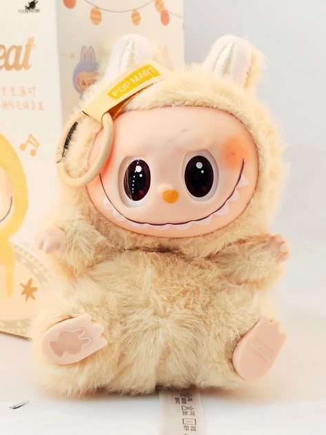 Мягкая игрушка Лабубу коллекционная 15 см Желтый - фото 2 Мягкая игрушка Лабубу коллекционная 15 см Желтый - фото 2