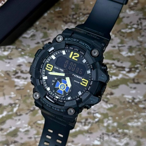 Наручные часы Patriot 003BKSBU СБУ Черный (2101028608) - фото 2