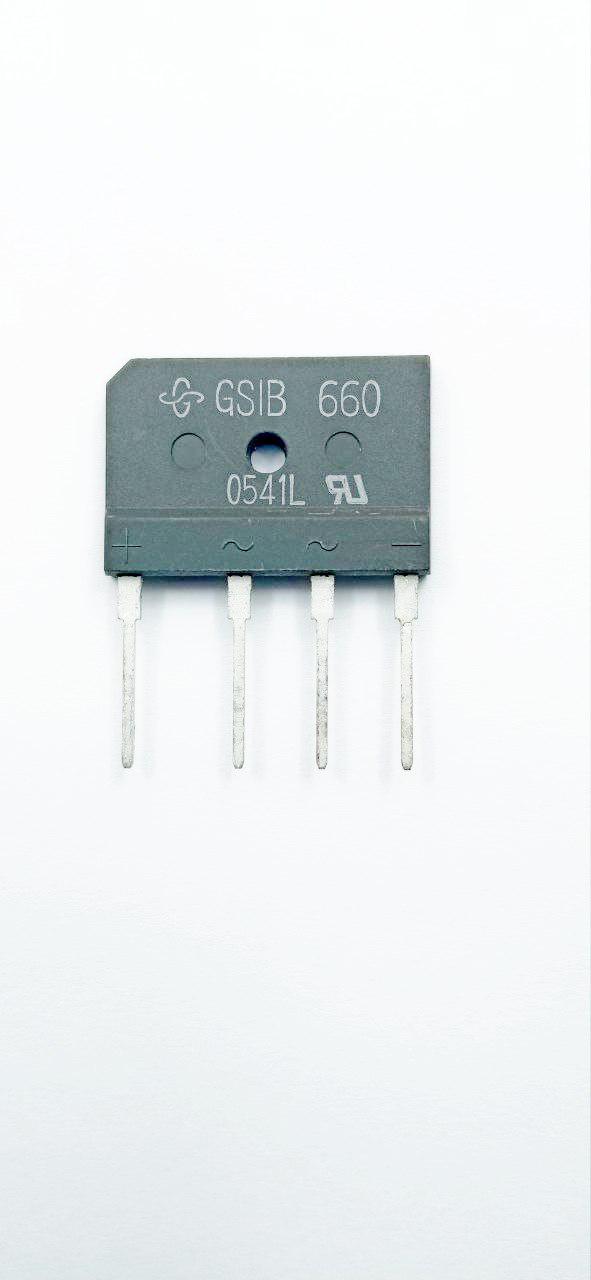 Міст діодний GSIB660 RVB-606 600V 6A вертикальний (29656)