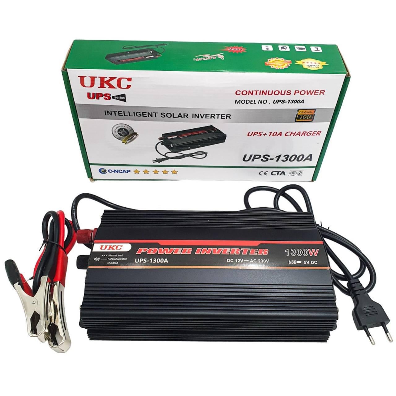Автомобильный инвертор UKC UPS-1300A 1300W 12V/220V (6f3f7f84)