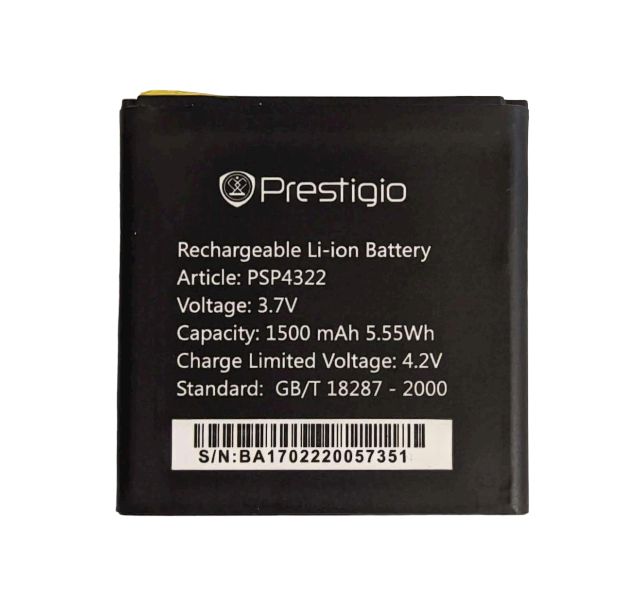 Аккумулятор для Prestigio PSP4322 1500 mAh (4828954) Аккумулятор для Prestigio PSP4322 1500 mAh (4828954)