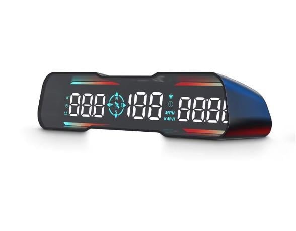 GPS-спидометр цифровой в авто HUD G19 с компасом и часами GPS-спидометр цифровой в авто HUD G19 с компасом и часами