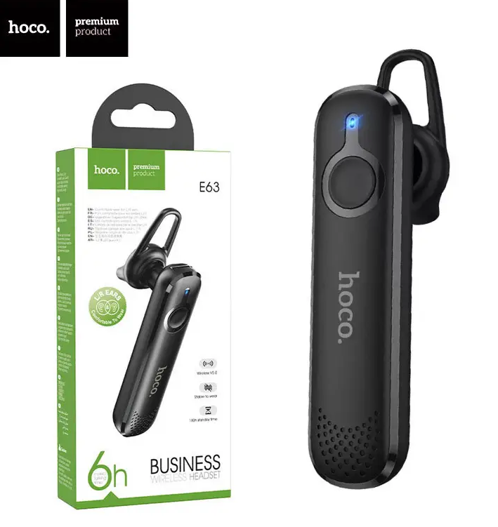 Гарнитура для телефона Hoco E63 с микрофоном 70 mAh (99737) - фото 2