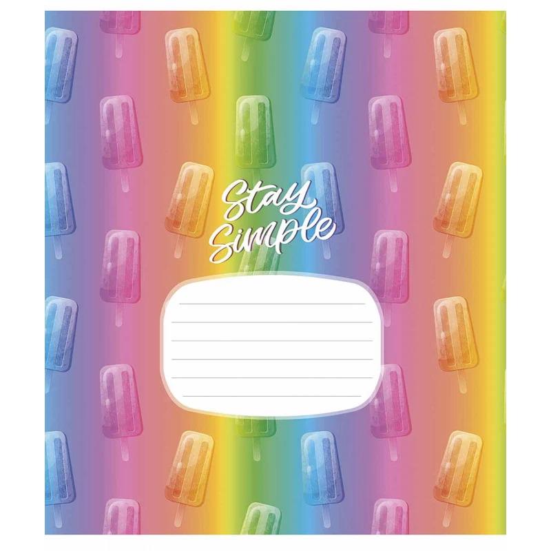 Школьная тетрадь в линейку Школярик 24 листа Разноцветный (NB-286-Z-81)