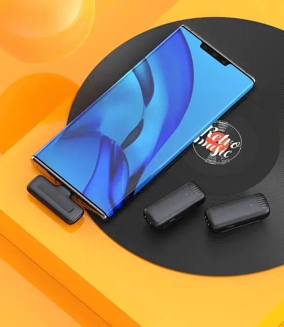 Мікрофон бездротовий петличний з кейсом на 2 мікрофони USB Type-C - фото 2