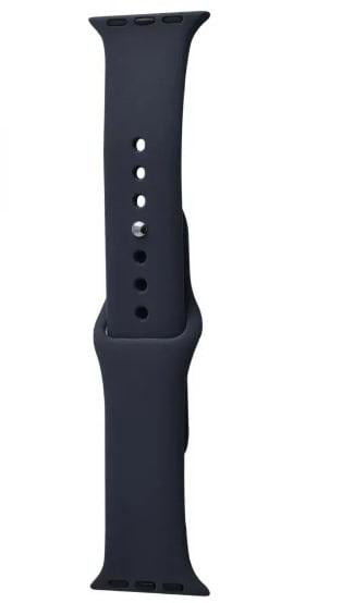 Браслет силиконовый для Apple watch 38/40/41 мм Dark Blue (29782160)