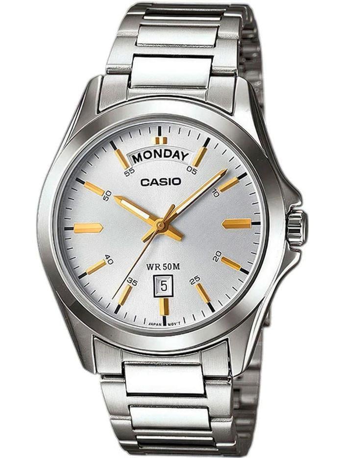 Наручные часы мужские Casio MTP-1370D-7A2 Timeless Collection Белый (2824784145)