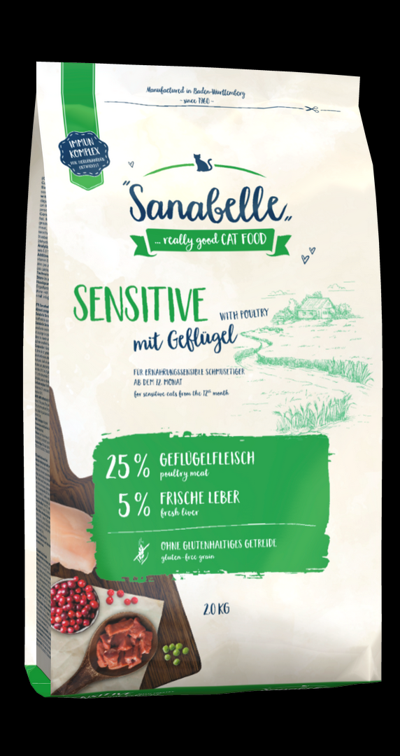 Сухой корм для котов Bosch Sanabelle Sensitive 2 кг