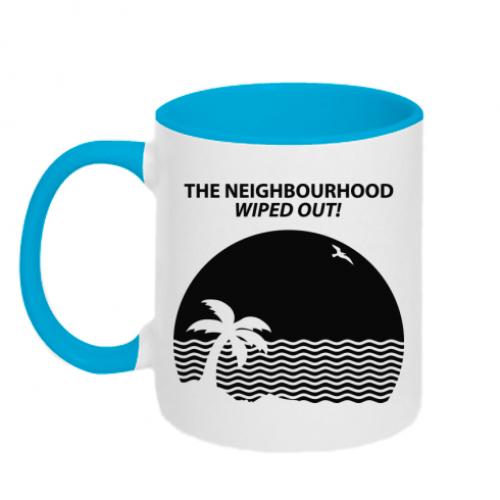 Чашка двухцветная The Neighbourhood Wiped Out 320 мл Бело-голубой (384750-33-44685)