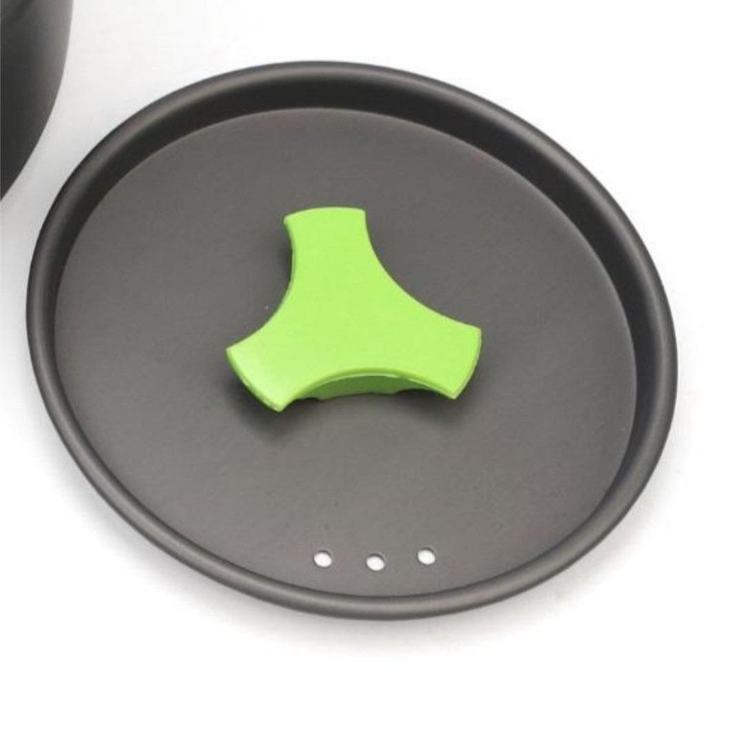 Чайник туристический Ranger Turist RA 9958 из анодированного алюминия 1,6 л Black-Green (22601850) - фото 8