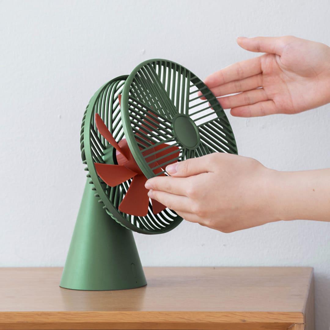 Портативный вентилятор Sothing Forest Desktop Fan (DSHJ-S-1907) Green - фото 5