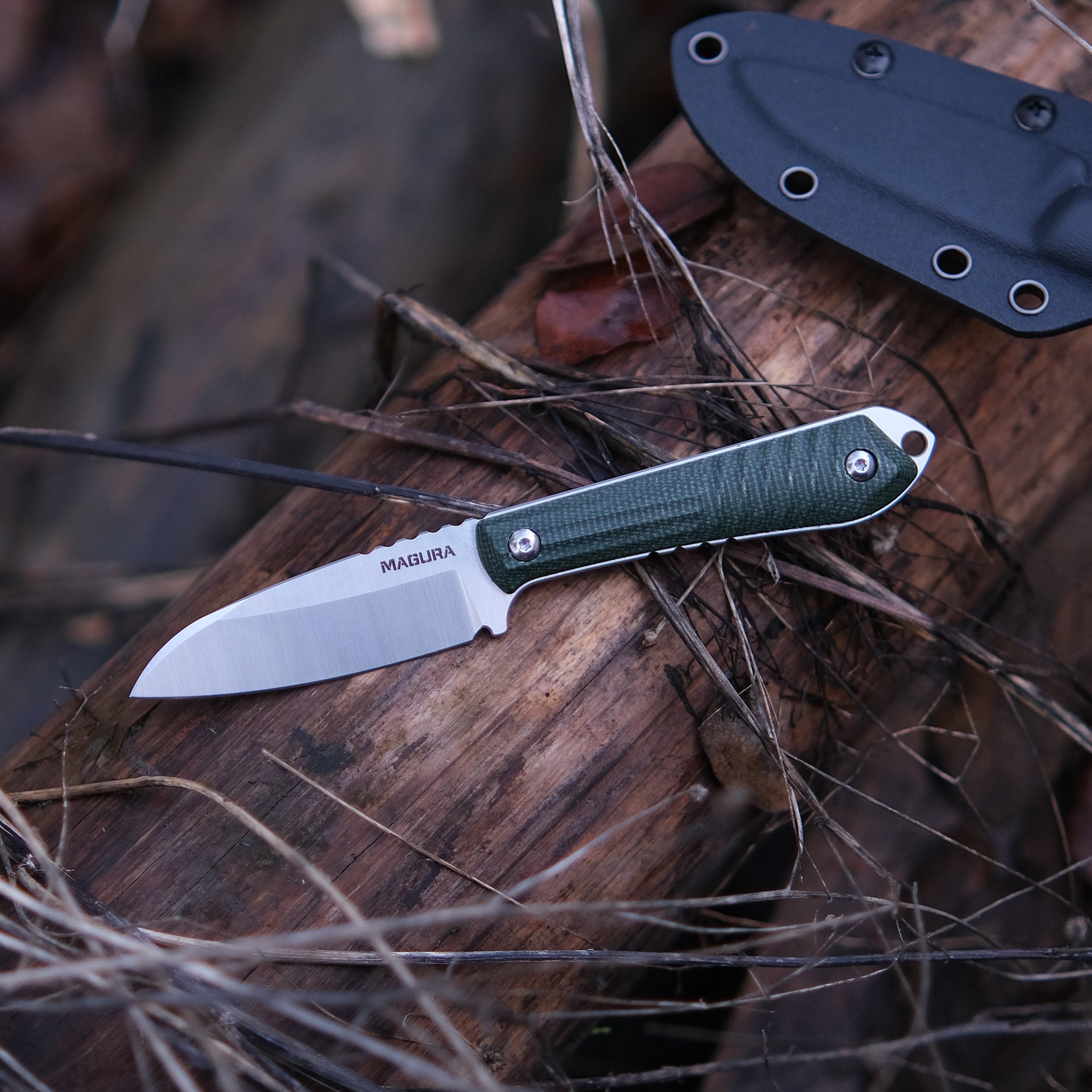 Нож фиксированный MAGURA F33 14c28N Green (2084312084)